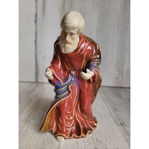 Ceramic Nativity Joseph father religious statue